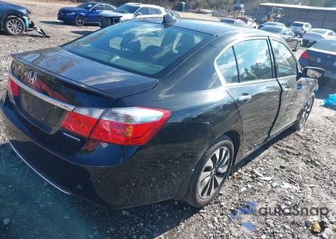 2014 Honda Accord Hybrid из США, поврежденный, VIN 1HGCR6F31EA001104